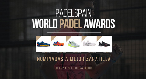 Innovacin y nuevos materiales se dan la mano entre las candidatas a Mejor Zapatilla en los PadelSpain World Padel Awards 2022