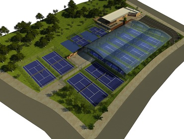 Ana Botella inaugura un centro de pdel y tenis