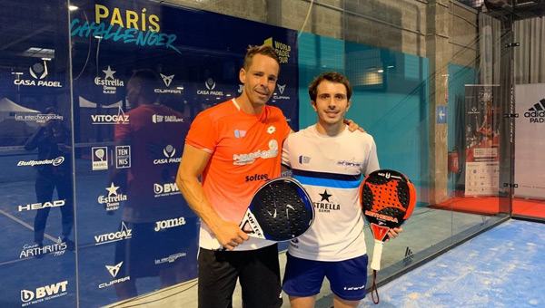 Aday Santana y Lucas Bergamini victoria cuartos wpt París Challenger 2019