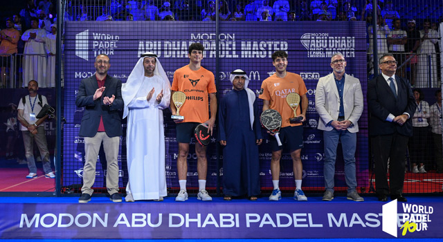 Agustín Tapia y Arturo Coello final Abu Dhabi 2023 título