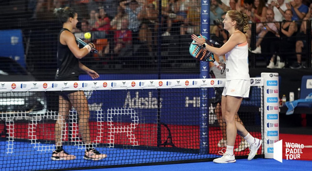 Delfi Brea y Alejandra Salazar final Valencia Open 2022
