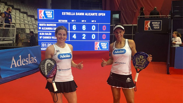 Alejandra Salazar y Marta Marrero victoria octavos de final WPT Alicante 2018