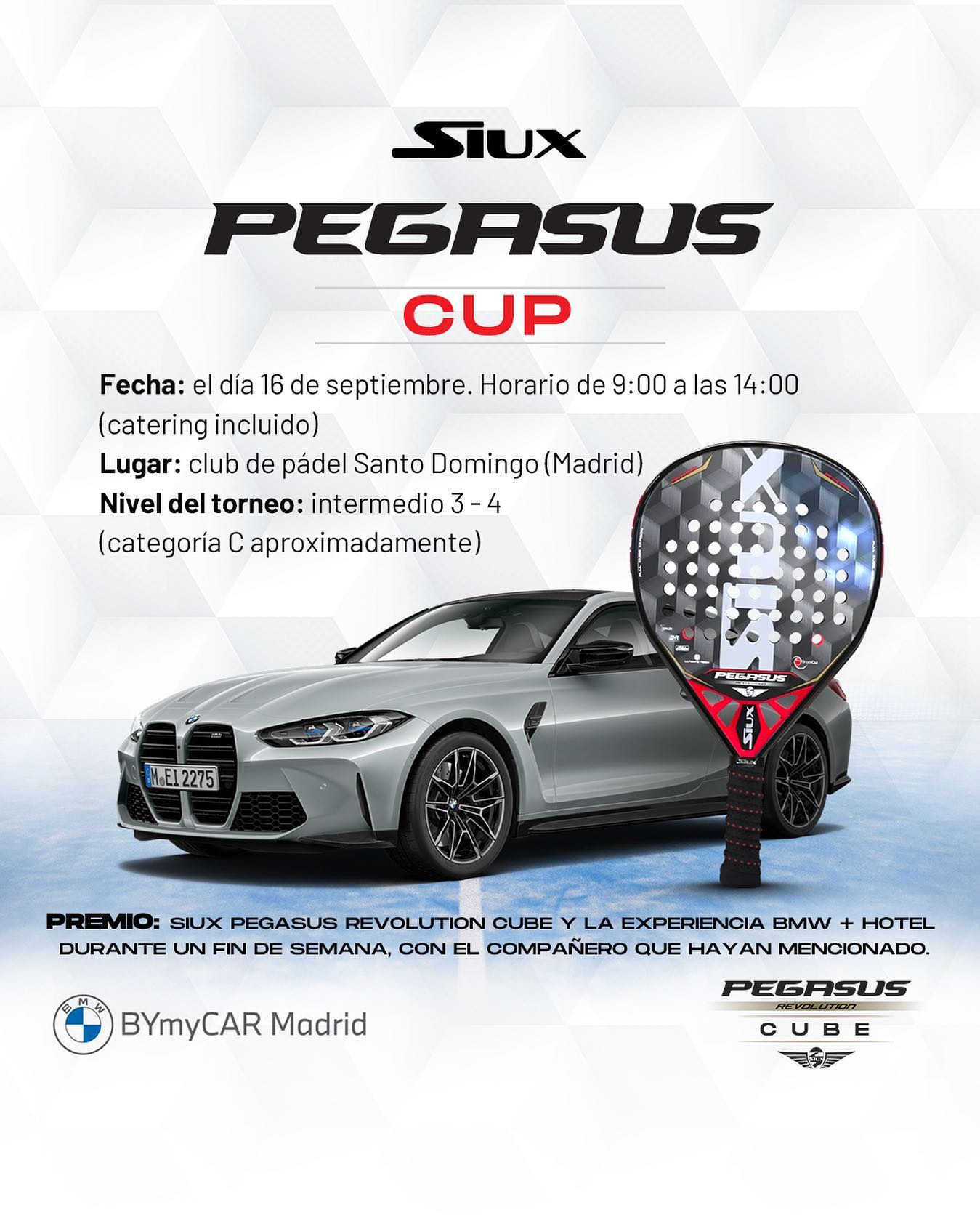 Sorteo Siux Padel Pegasus Cup