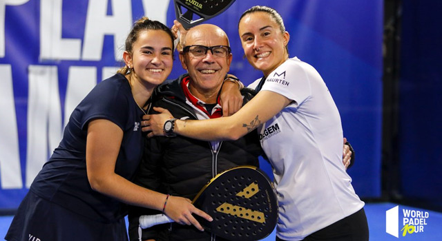 Ari Cañellas y Sandra Bellver partido final previas Chile Open