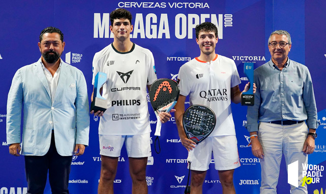 Entrega del ttulo masculino Mlaga Open 2023