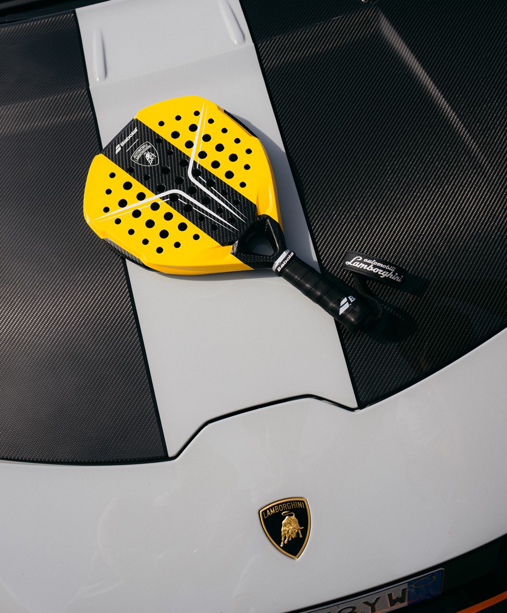 Nueva pala Babolat creada por Lamborghini