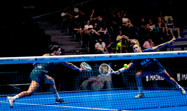 Bea Gonzlez y Delfi Brea partido final Madrid Premier Padel P1