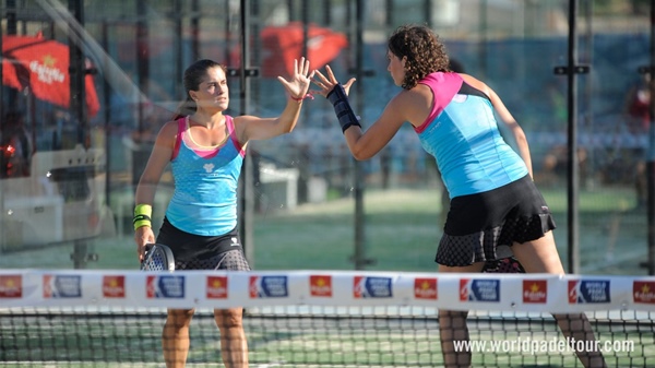 Mariana Cordero y Mara Blzquez partido pre previa alicante Open