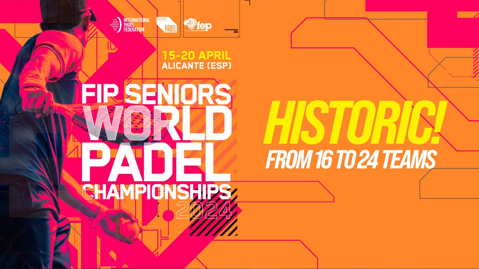 Cambio en el Campeonato del Mundo Senior La Nuca FIP 2024