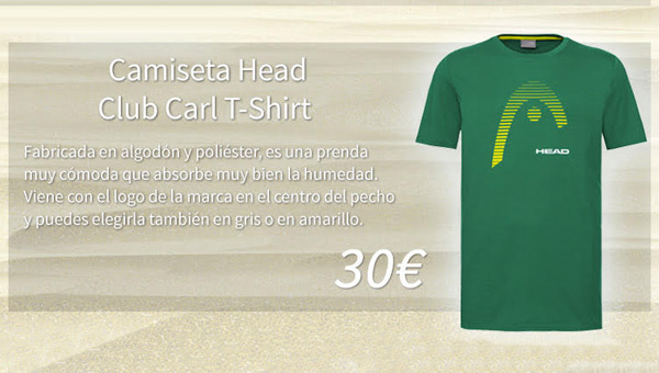 Camiseta Club Carl HEAD Padel especial verano