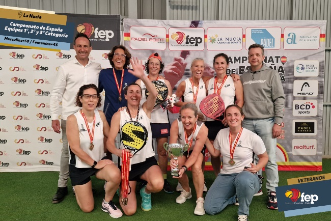 Campeonato España Veteranos FEP ganadoras primera categoría
