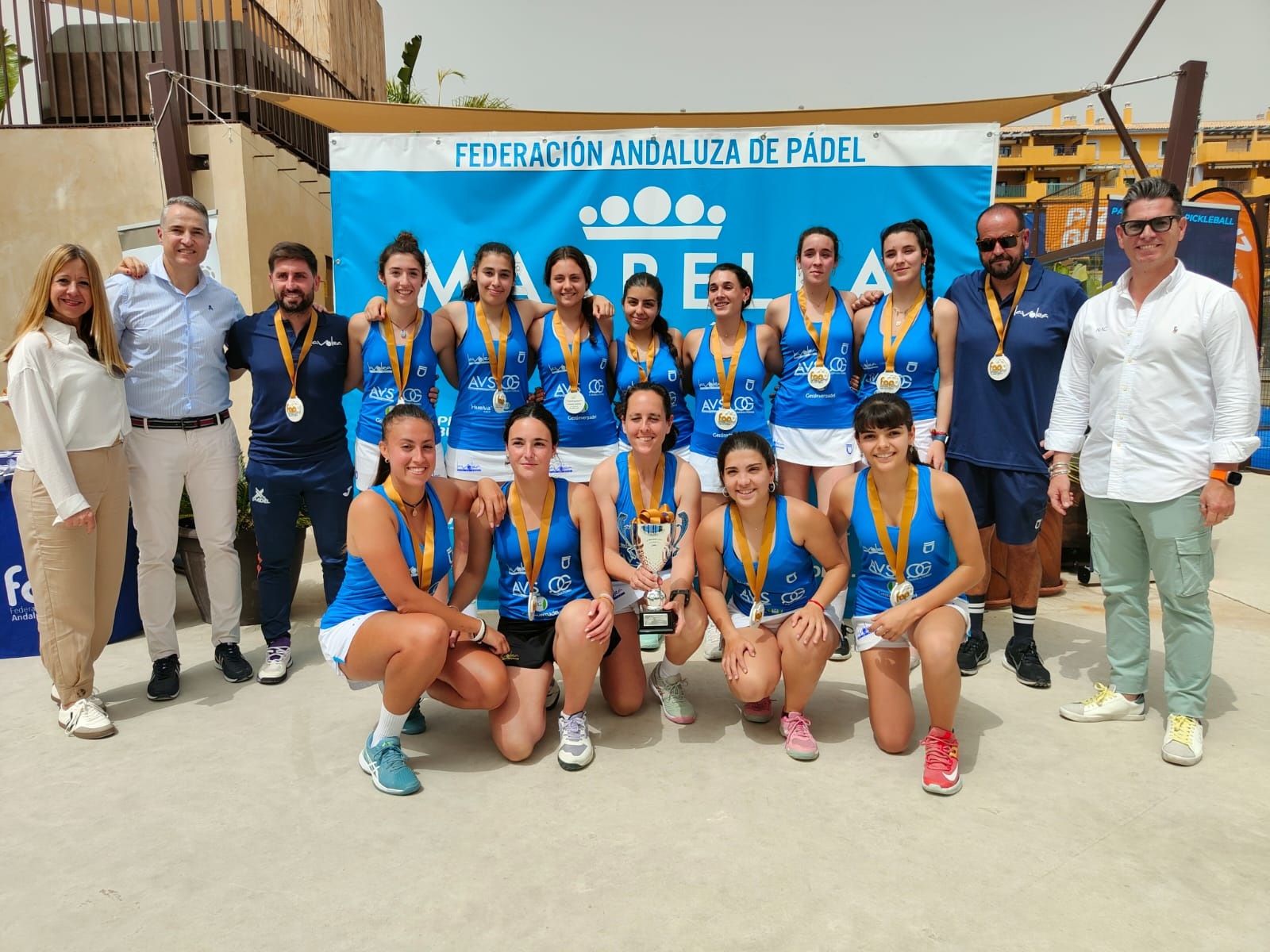 Equipo femenino campen Andaluca Absoluto por Equipos 2024