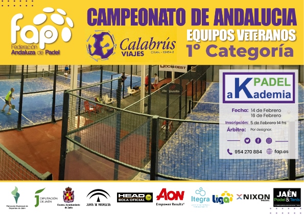 Campeonato Andaluca Equipos veteranos primera