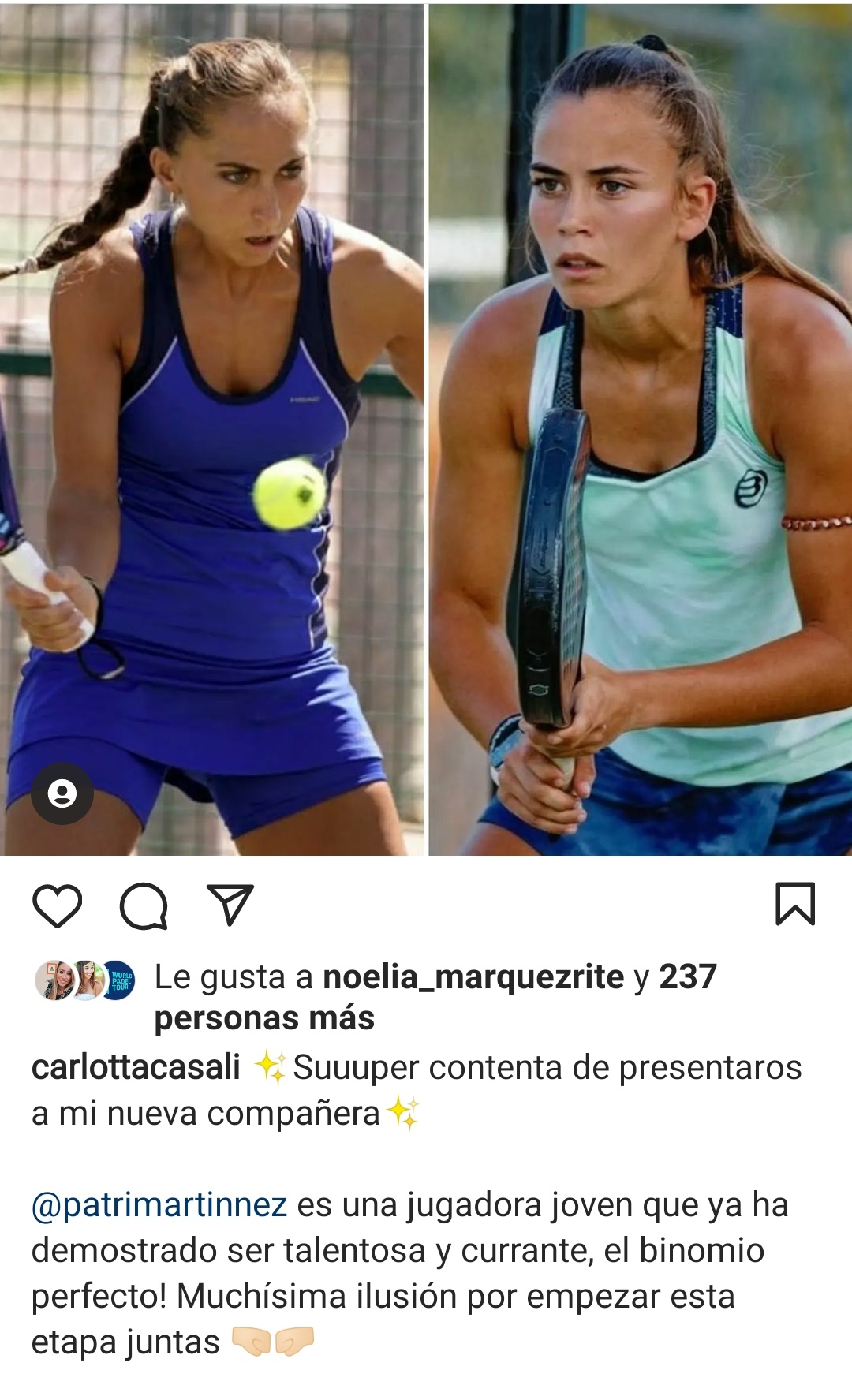 Carlotta Casali y patricia Martnez