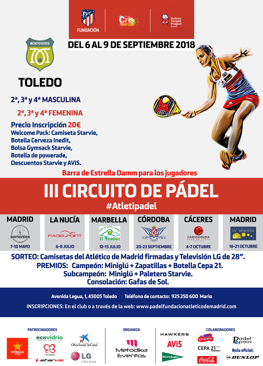 Cartel Toledo Fundacin Atltico de Madrid