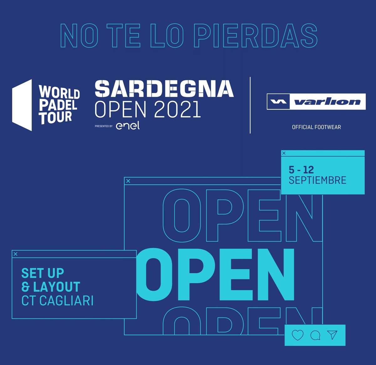Varlion patrocinio Cerdeña Open 2021