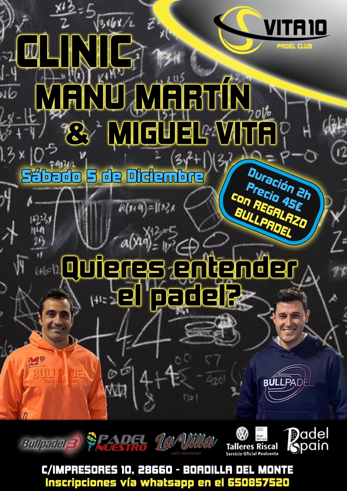 Clinic Manu Martn y Miguel Vita
