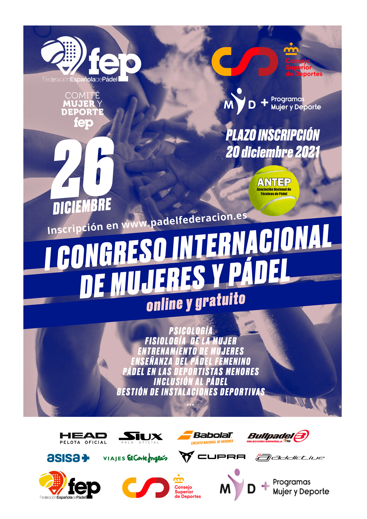 Congreso Internacional Mujer y Pdel FEP