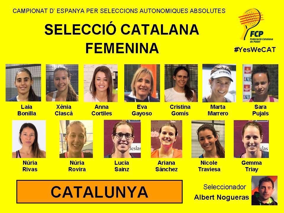 Equipo femenino Catalua Cto Espaa SSAA 2018