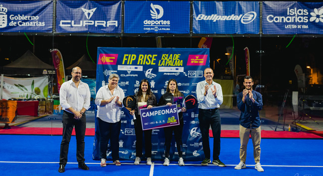 Ganadoras cuadro femenino FIP Rise La Palma 2023