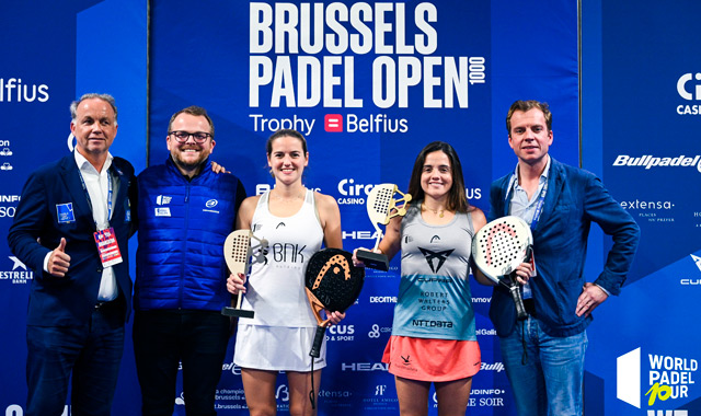 Título final Ari Sánchez y Paula Josemaría Bruselas Open 2023
