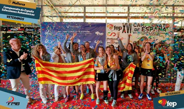 Catalua equipos veteranos FEP medalla oro