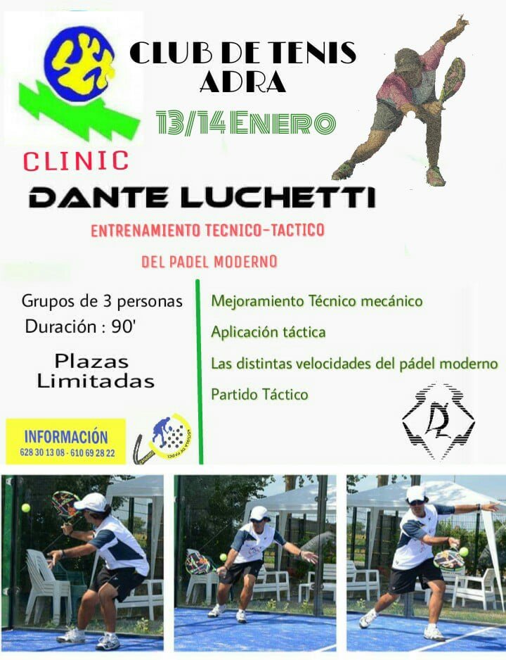 Clinic Almera Adra Tenis Dante Luchetti 