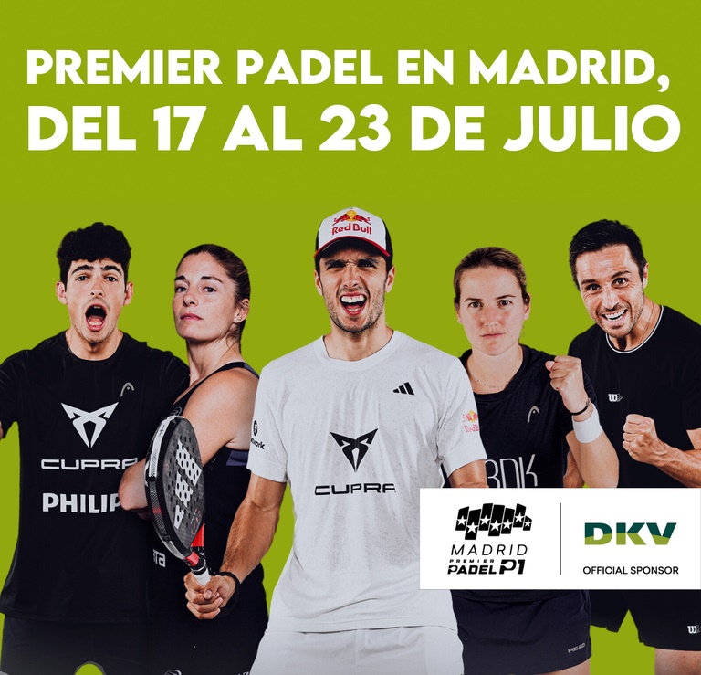 DKV anuncio patrocinio Madrid Premier Padel