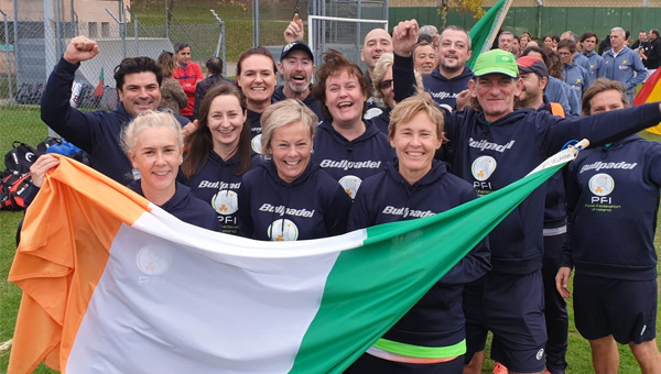 Jugadoras Irlanda Campeonato Europa Veteranos 2019