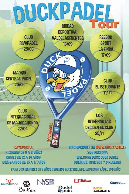 Cartel circuito pato duck