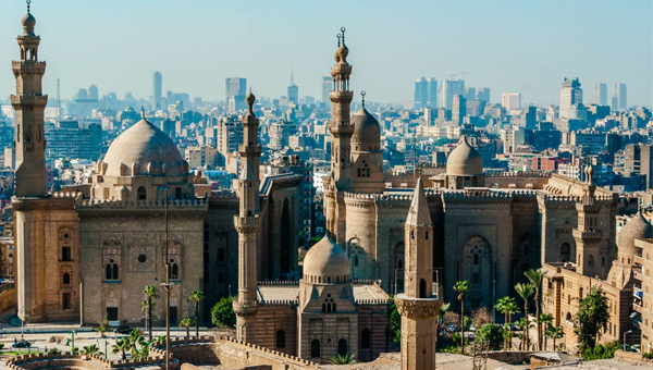 Ciudad de El Cairo en Egipto