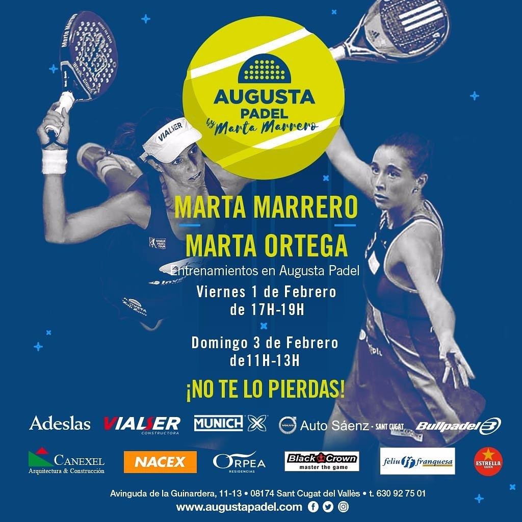 Entrenamientos Marta Ortega y Marta Marrero en Barcelona inicio temporada 2019