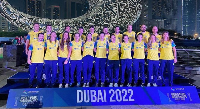 Equipo femenino Brasil Mundial Pdel 2022