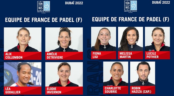 Equipo femenino Francia Mundial 2022 Dubai