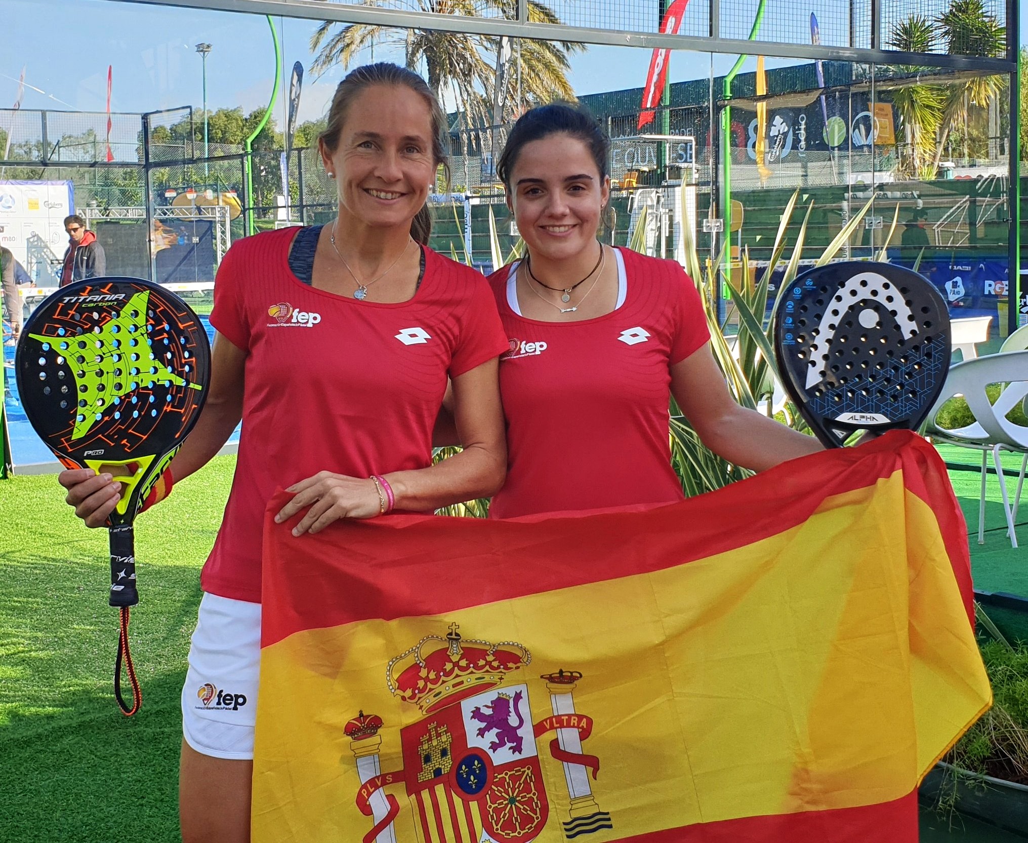 Paula Josemara y Carolina Navarro europeo Portugal semis 2019 