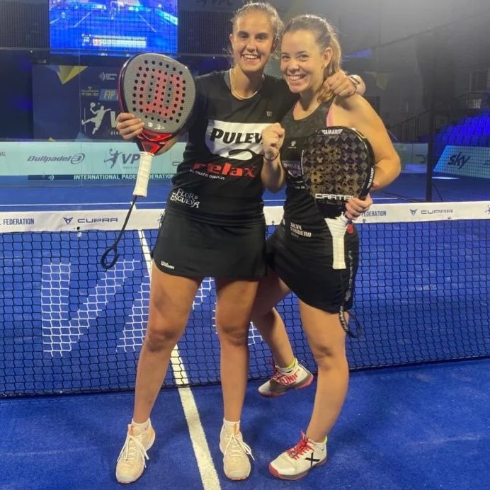 Esther Carnicero y Lucía Martínez octavos Suecia Open 2022 