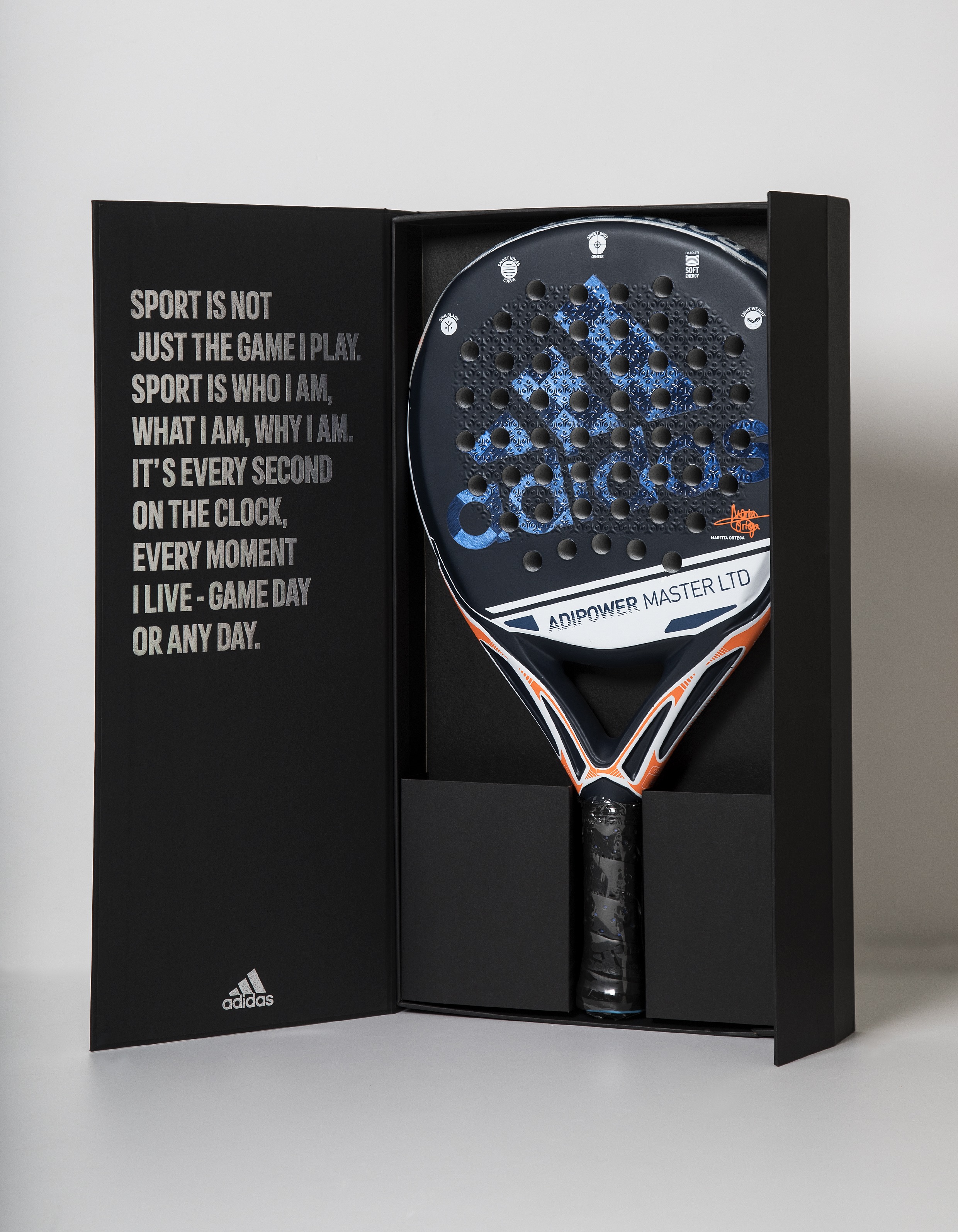 Estuche edicin limitada palas Adidas Master 2021