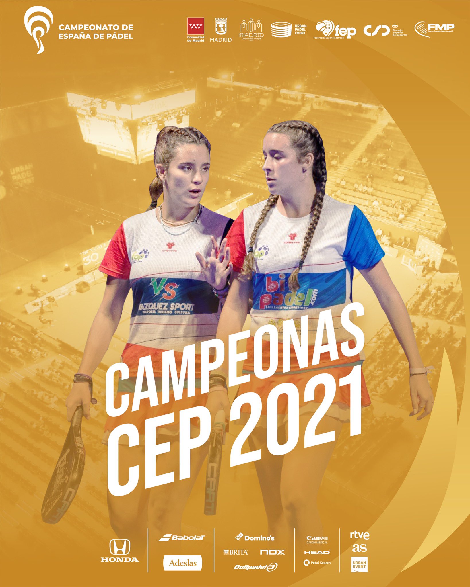 Eunice y Priscila Rodrguez campeonas Espaa Absoluto