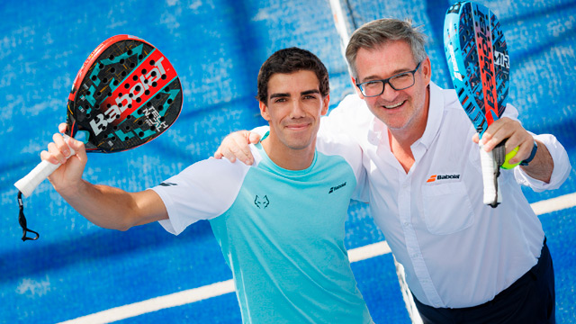 Evento Babolat lanzamiento Babolat Padel Studio 2023 Juan Lebrn