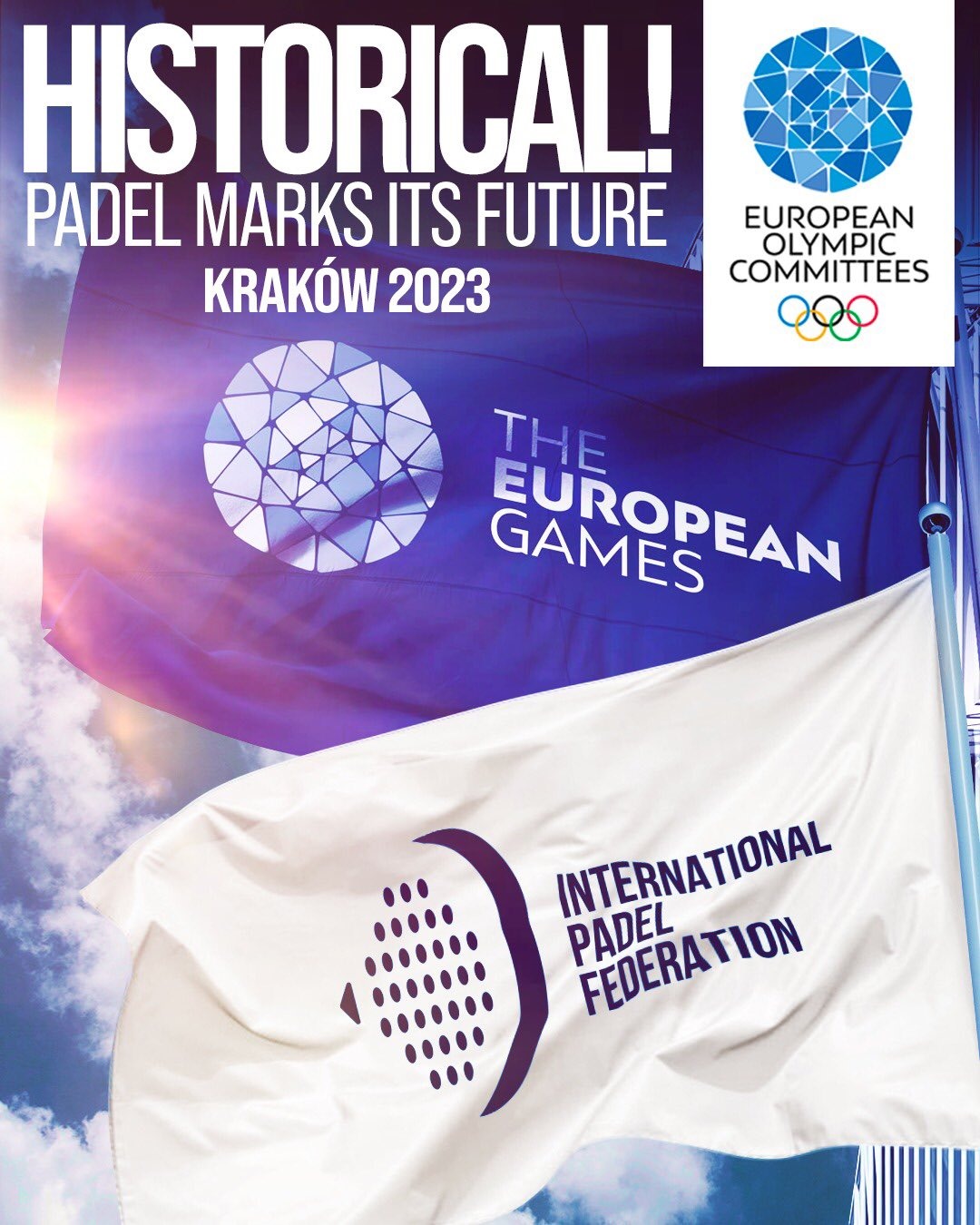 Pdel presencia Juegos Europeos del Deporte 2023