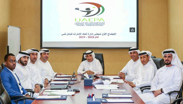 Junta Directiva Asociacin Pdel Emiratos rabes 2018