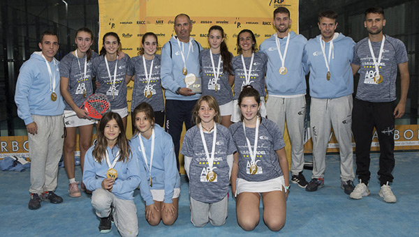 Equipo campeón femenino Campeonato de Cataluña por Equipos de Menores de 1ª categoría