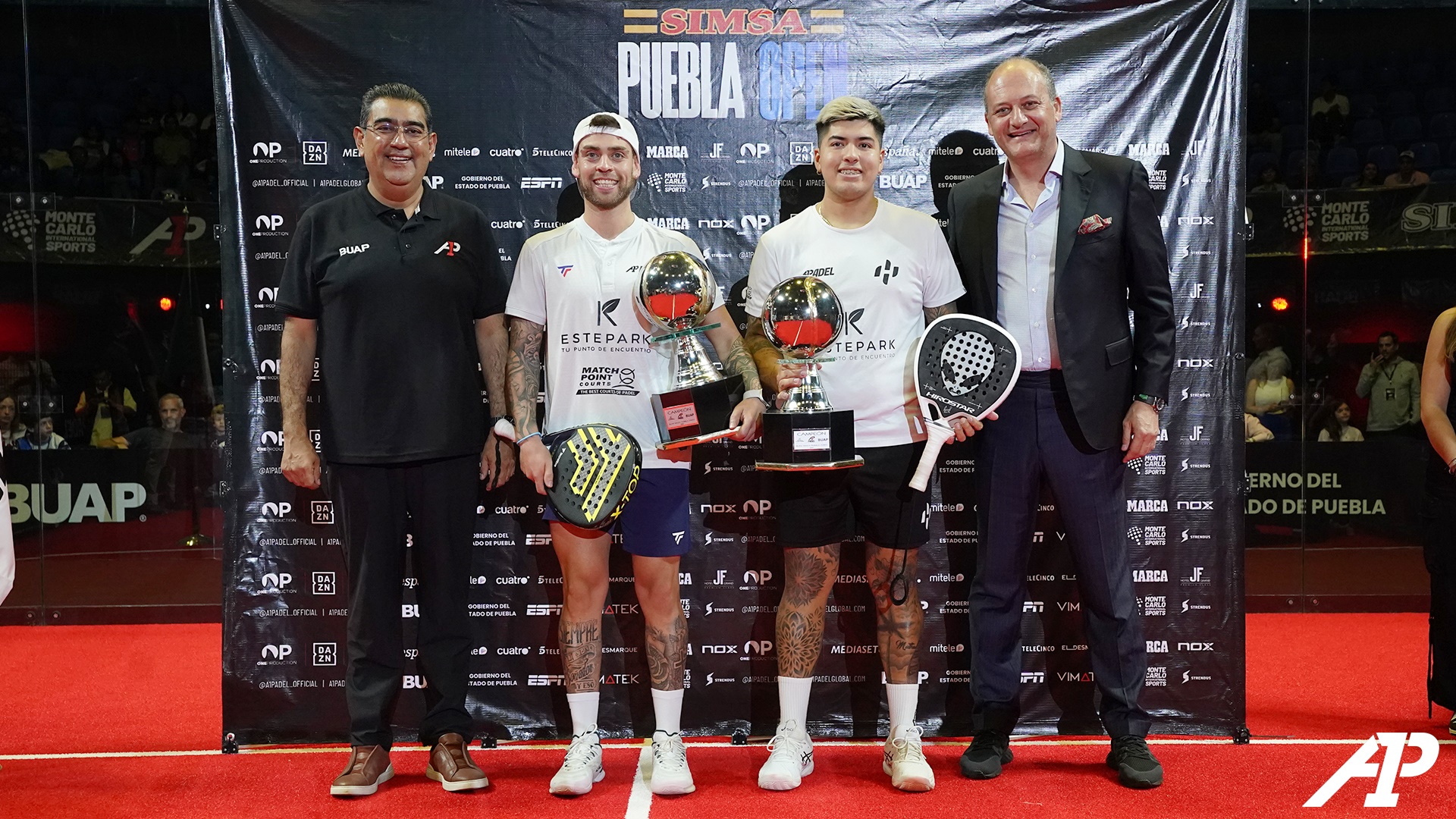 Gonzalo Alfonso y Tolito Aguirre victoria SIMSA Puebla Open 2024