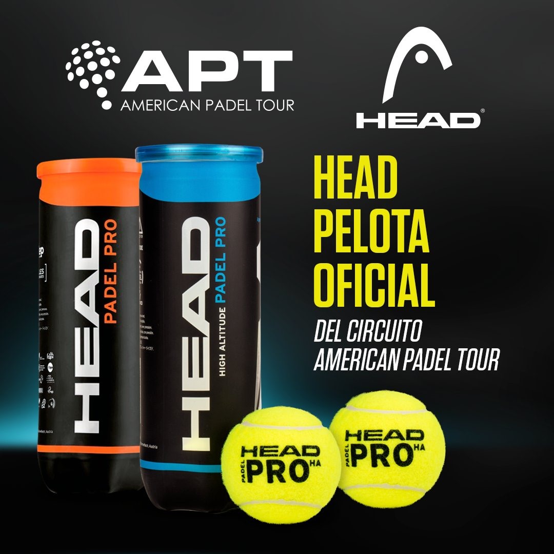 HEAD pelota oficial American Padel Tour 2020