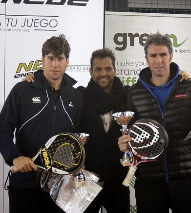Ignacio Gonzlez y Ral Daz, ganadores del Open Enebe Green Padel