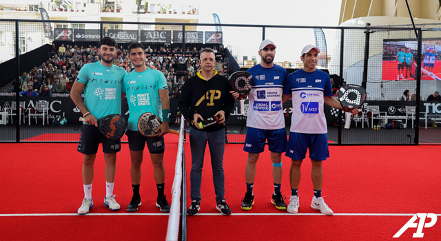 Inicio final masculina Sevilla Master A1 Padel 2023