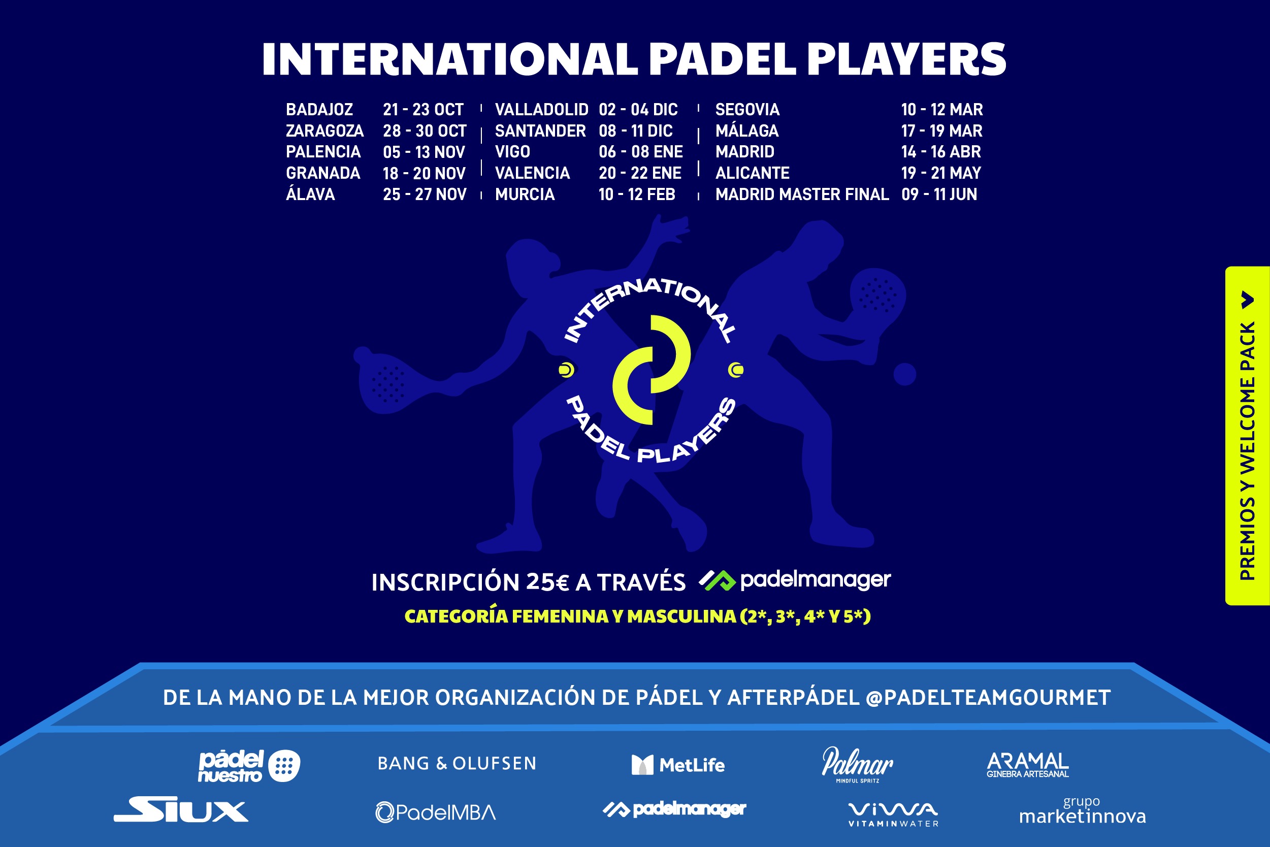 Nuevas sedes International Padel Players