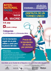 El International Padel Challenge de Madrid abre sus inscripciones