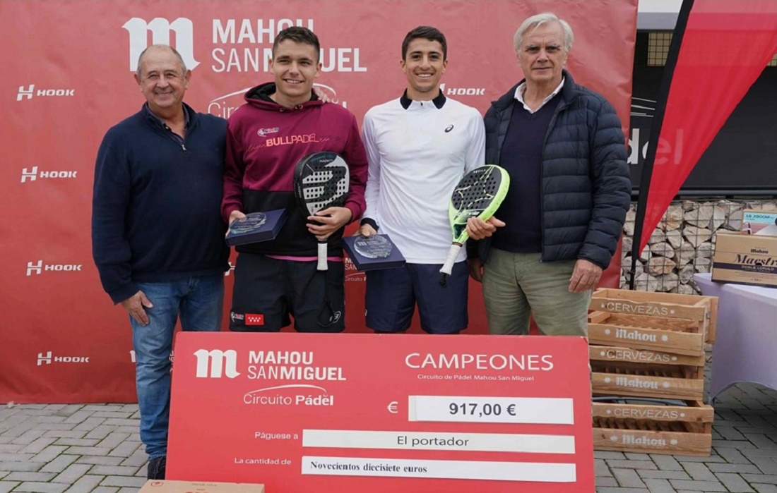 Javier Collantes y Francisco Jurado campeones Master Final Mahou San Miguel