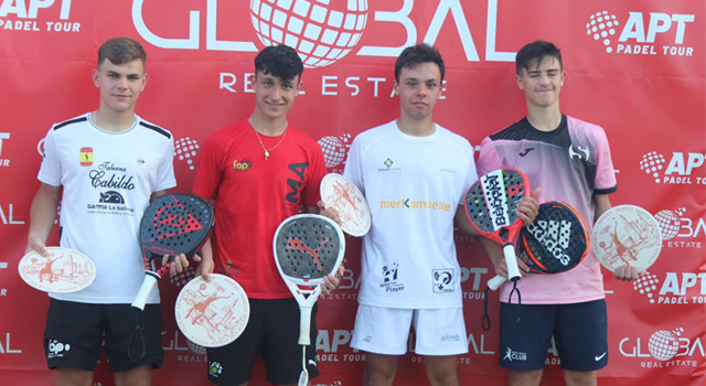 Javier Nez y Manuel Begines ganadores torneo junior APT Padel Tour Sevilla 2022